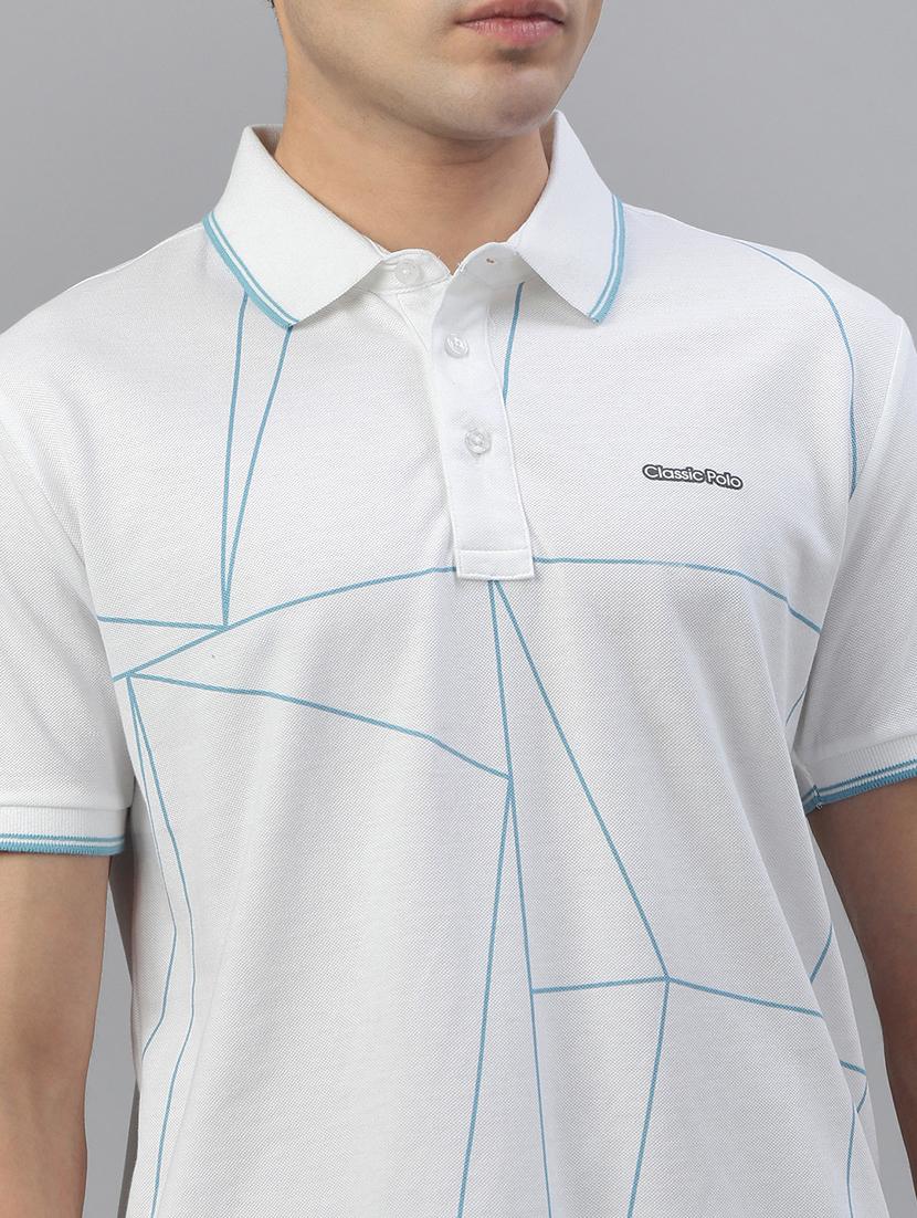 men printed short sleeve regular fit polo t-shirt - 21941411 - Standard Image - 4