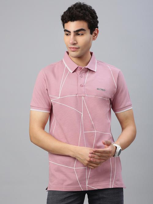 men printed short sleeve regular fit polo t-shirt - 21941412 - Standard Image - 0
