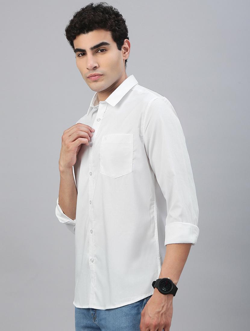 men solid short sleeve regular fit casual shirt - 21941451 - Standard Image - 1