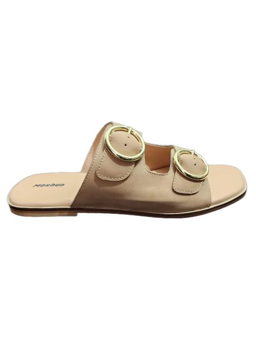 women solid slip on flat sandal - 21941573 - Standard Image - 0