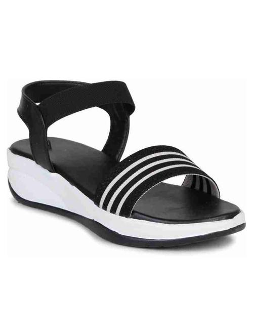 women black ankle strap wedge - 21941584 - Standard Image - 0