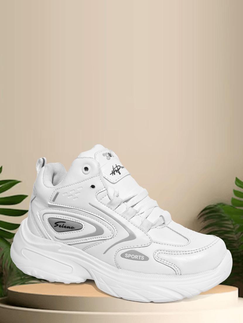unisex solid lace up sport shoe - 21941618 -  Zoom Image - 0