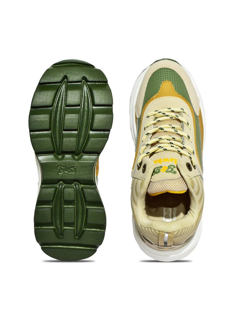 unisex color block lace up sport shoe - 21941626 - Standard Image - 4