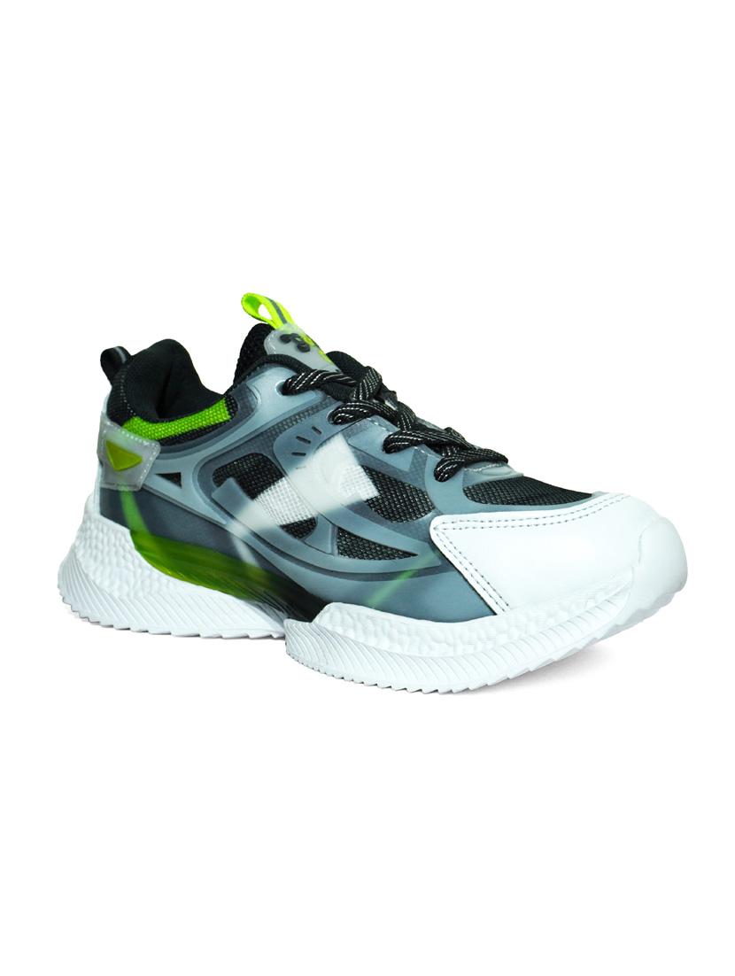 unisex printed lace up sport shoes - 21941639 - Standard Image - 1