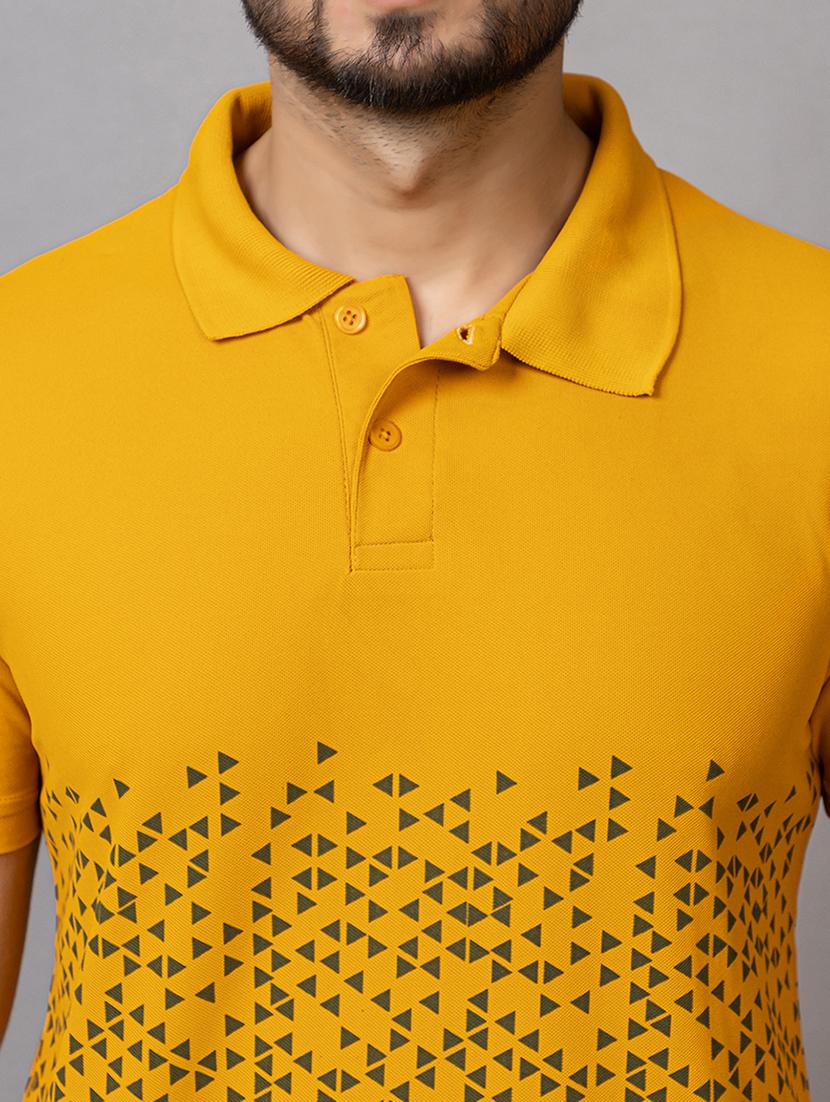 men printed short sleeve regular fit polo t-shirt - 21941691 - Standard Image - 4