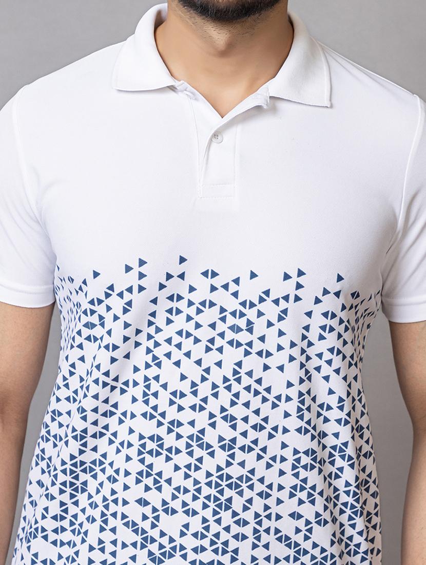 men printed short sleeve regular fit polo t-shirt - 21941692 - Standard Image - 4