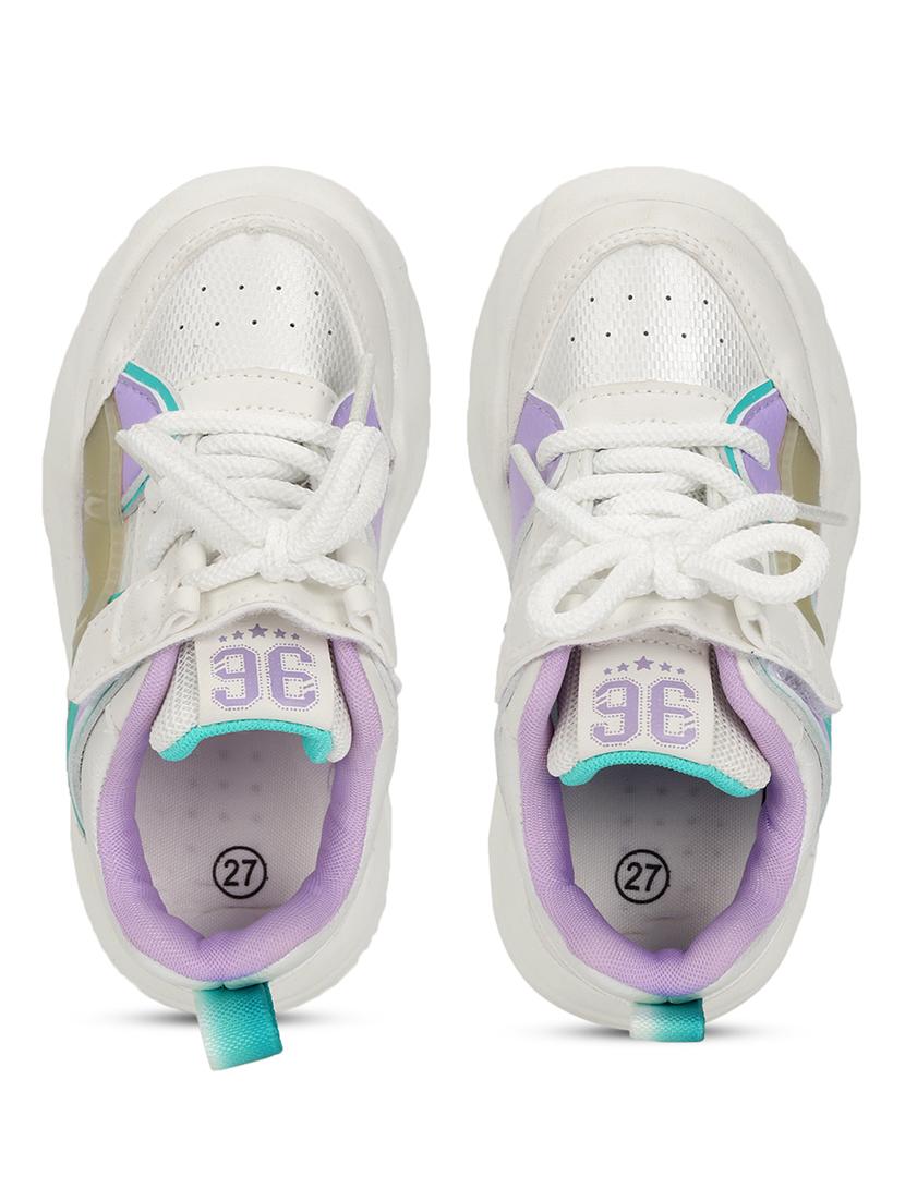unisex color block lace up sneaker - 21941745 - Standard Image - 4