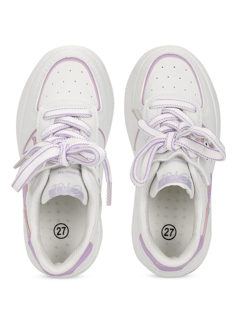 unisex solid lace up sneaker - 21941747 - Standard Image - 4