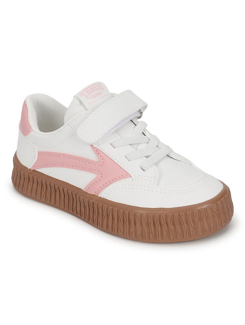unisex white lace up sneaker - 21941752 - Standard Image - 1