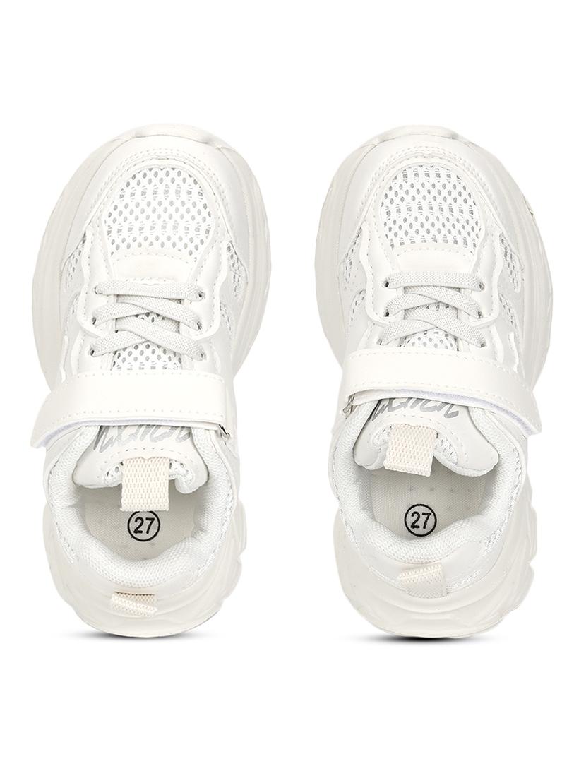 unisex white lace up sneaker - 21941753 - Standard Image - 4