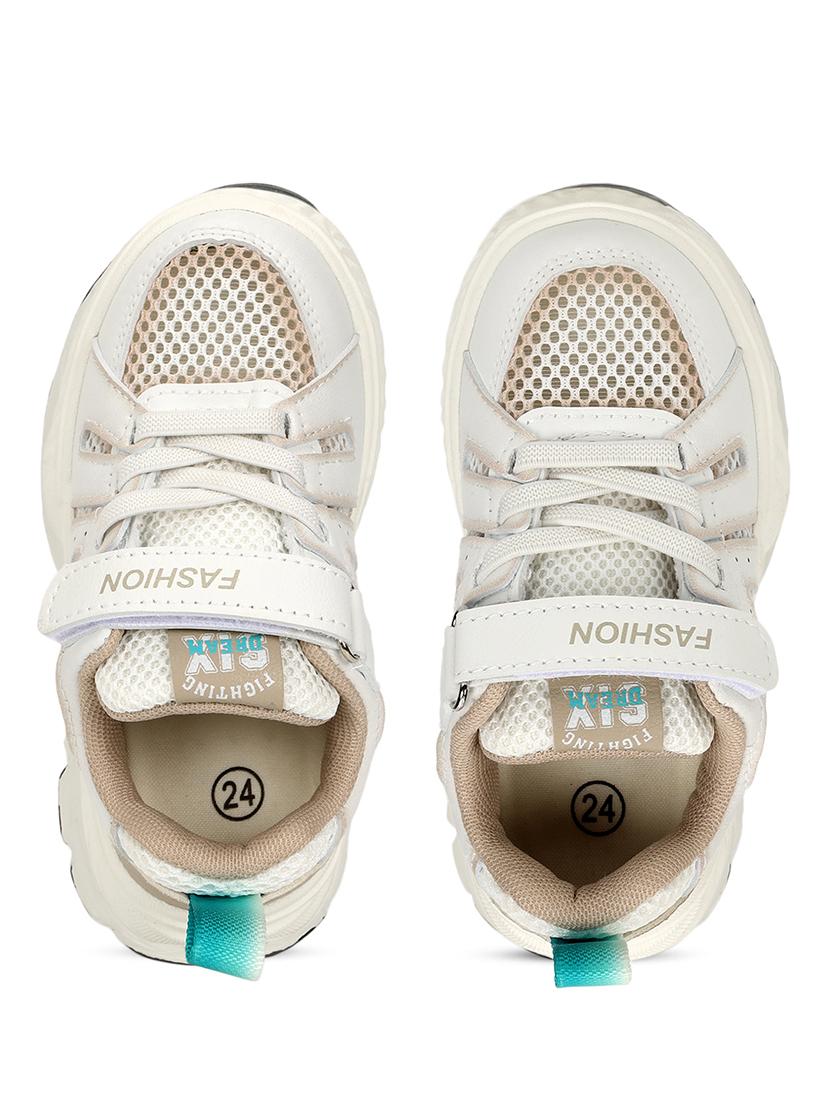 unisex beige lace up sneaker - 21941755 - Standard Image - 4