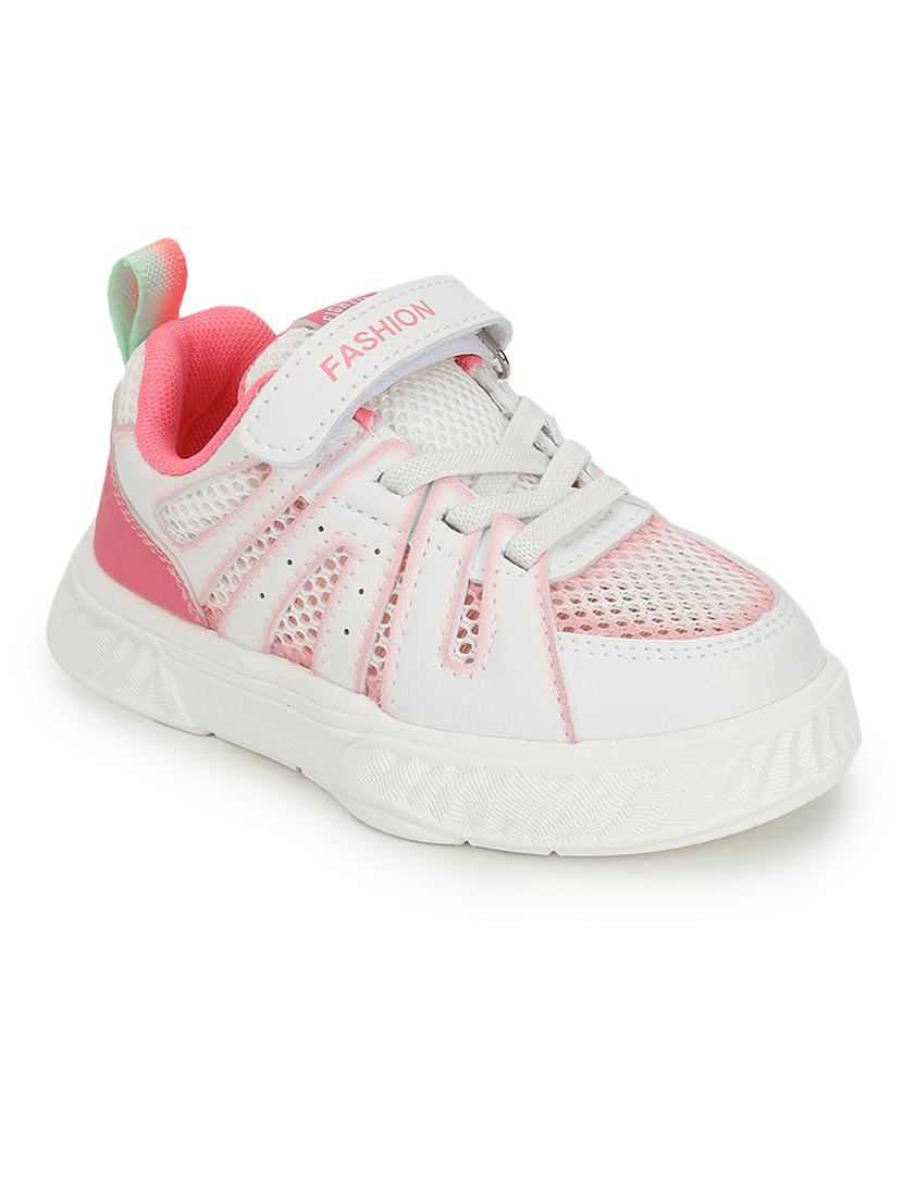unisex pink lace up sneaker - 21941756 -  Standard Image - 1