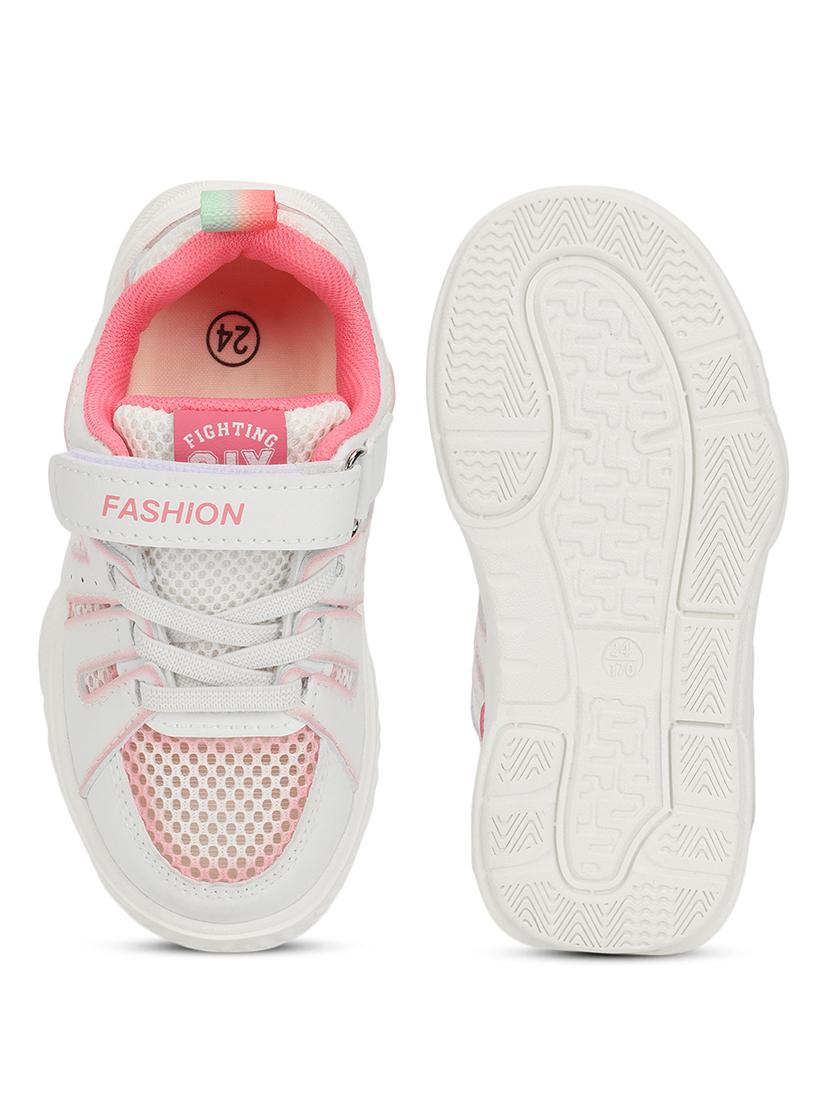 unisex pink lace up sneaker - 21941756 - Standard Image - 4