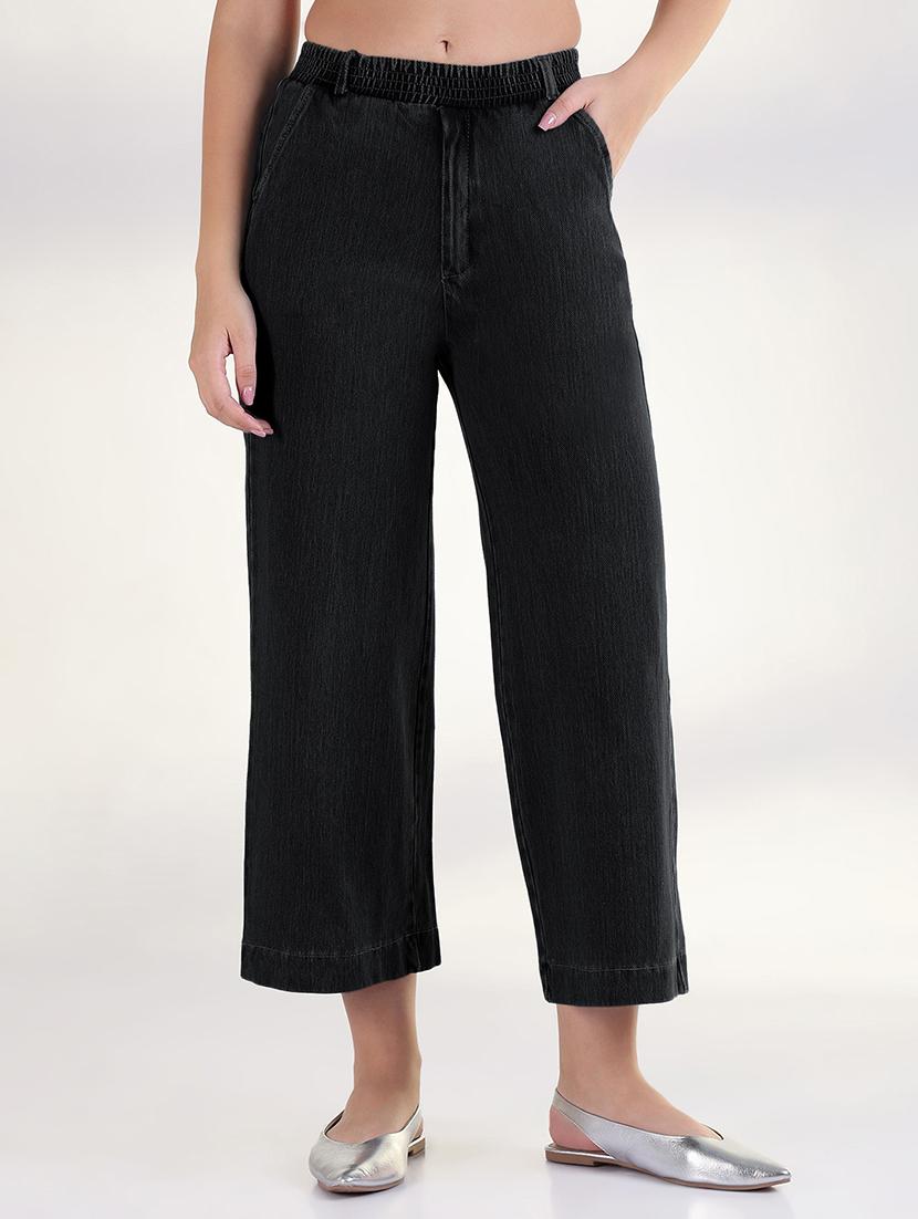 women solid mid rise straight jean - 21941832 -  Zoom Image - 0