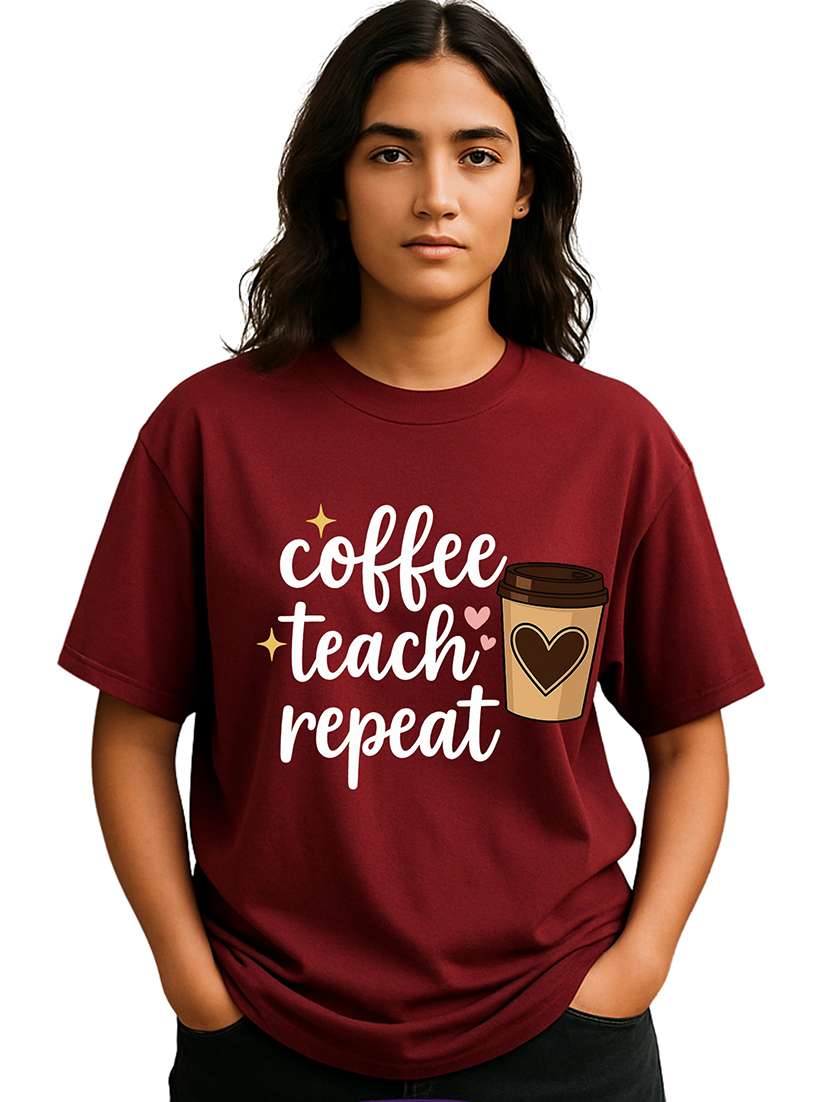 women pack of 2 printed short sleeve oversized t-shirt - 21942196 -  Standard Image - 1