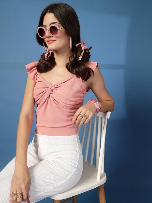 women black solid sleeveless regular top - 21942221 - Standard Image - 0
