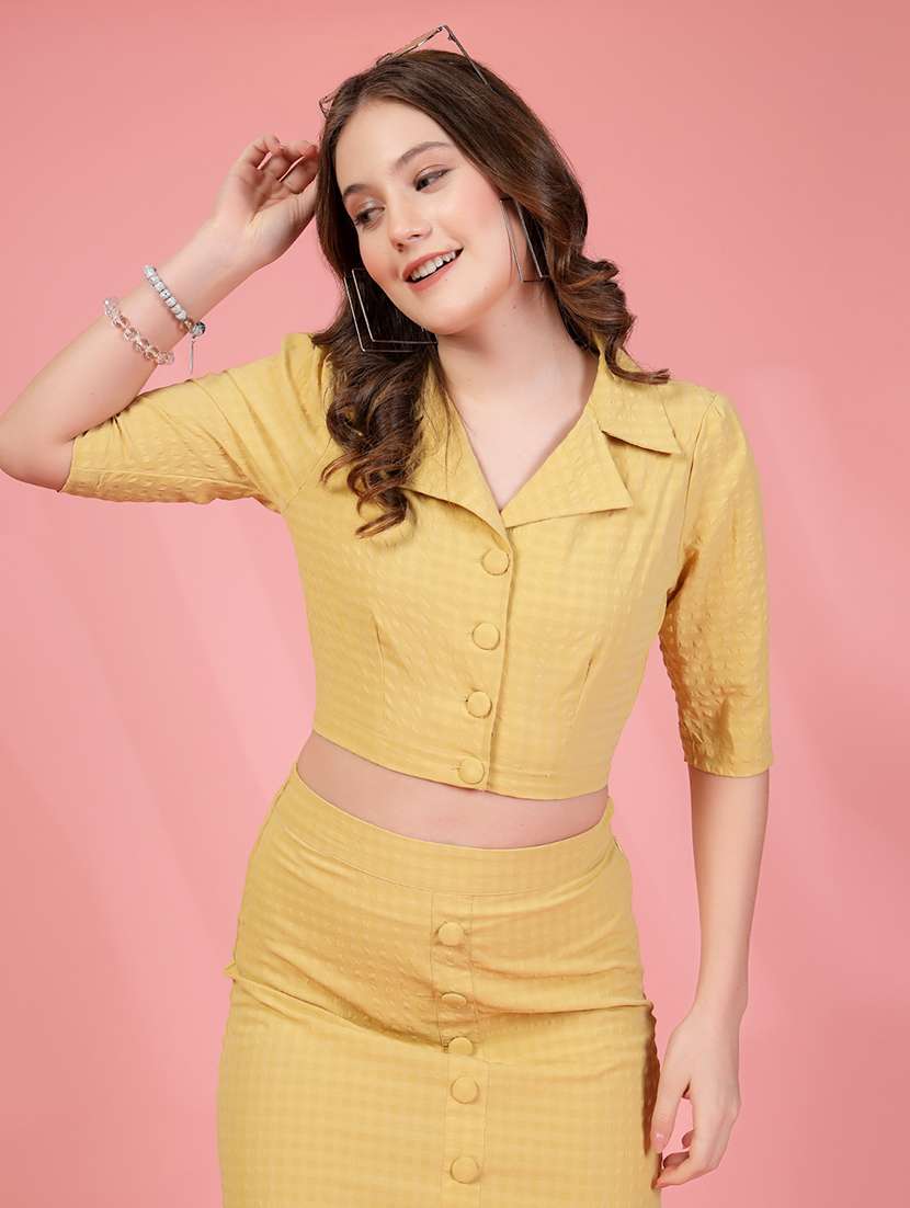 women self designed top and skirt co-ord set