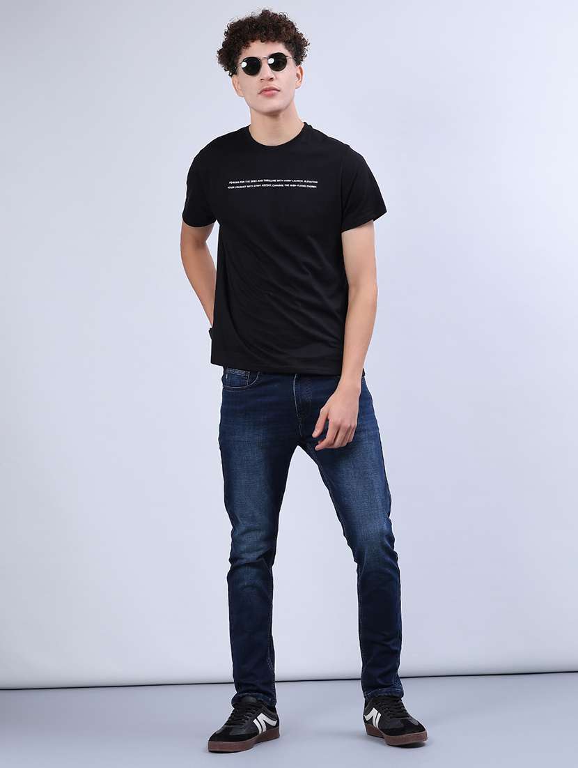 men printed short sleeve regular fit t-shirt - 21942292 -  Standard Image - 4