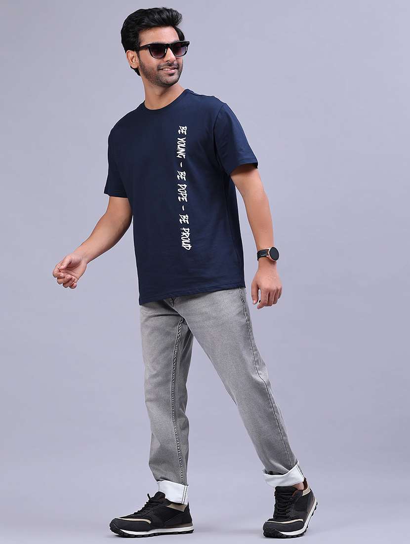 men printed short sleeve regular fit t-shirt - 21942293 -  Standard Image - 4