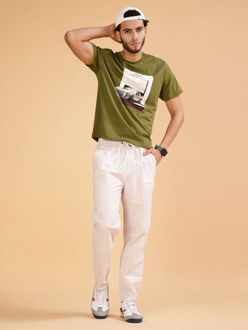 men printed short sleeve regular fit t-shirt - 21942296 -  Standard Image - 4