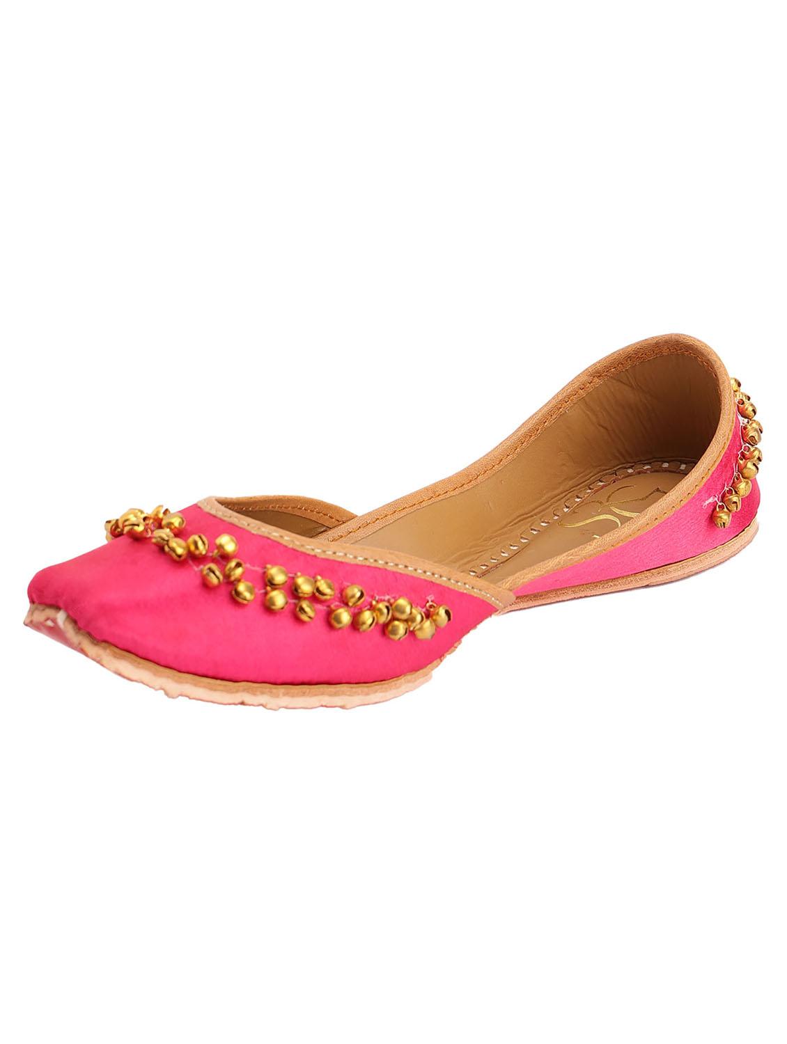 women embellished slip on juttis - 21943235 - Standard Image - 1