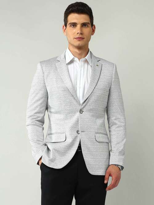 men lapel collar single breasted blazer - 21943272 -  Standard Image - 0