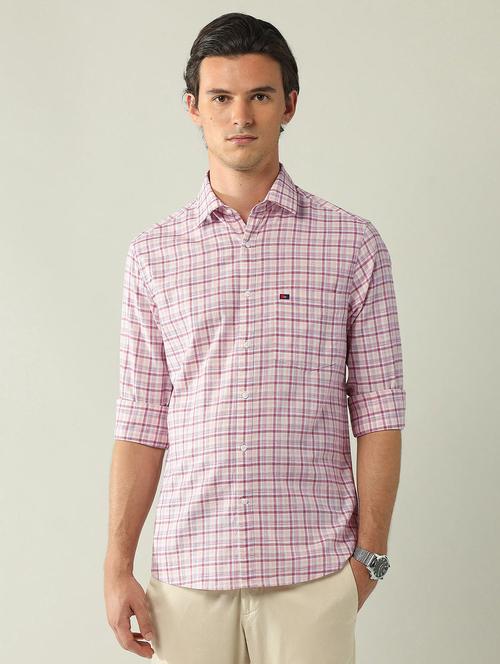 men checkered long sleeve regular fit casual shirt - 21943367 -  Standard Image - 0