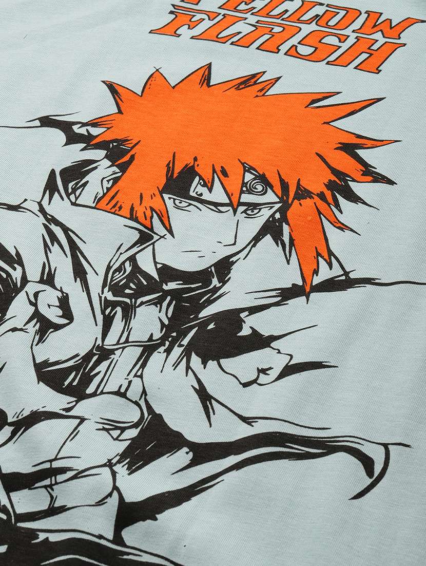 men front print round neck regular fit t-shirt - 21943480 -  Standard Image - 4