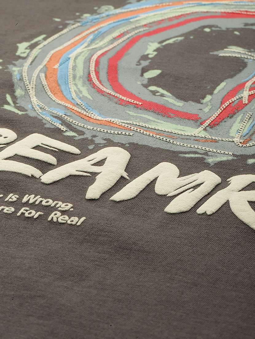 men front print round neck regular fit t-shirt - 21943501 -  Standard Image - 4