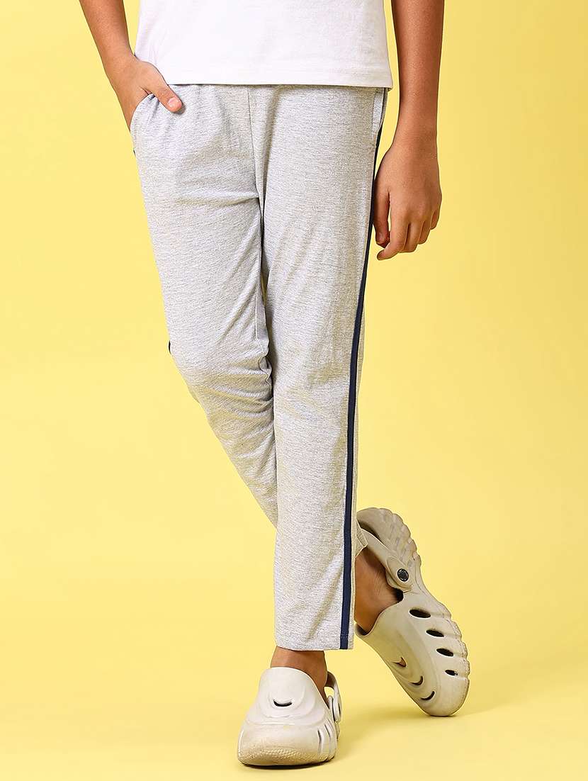 boys grey mid rise track wear - 21943509 -  Standard Image - 1