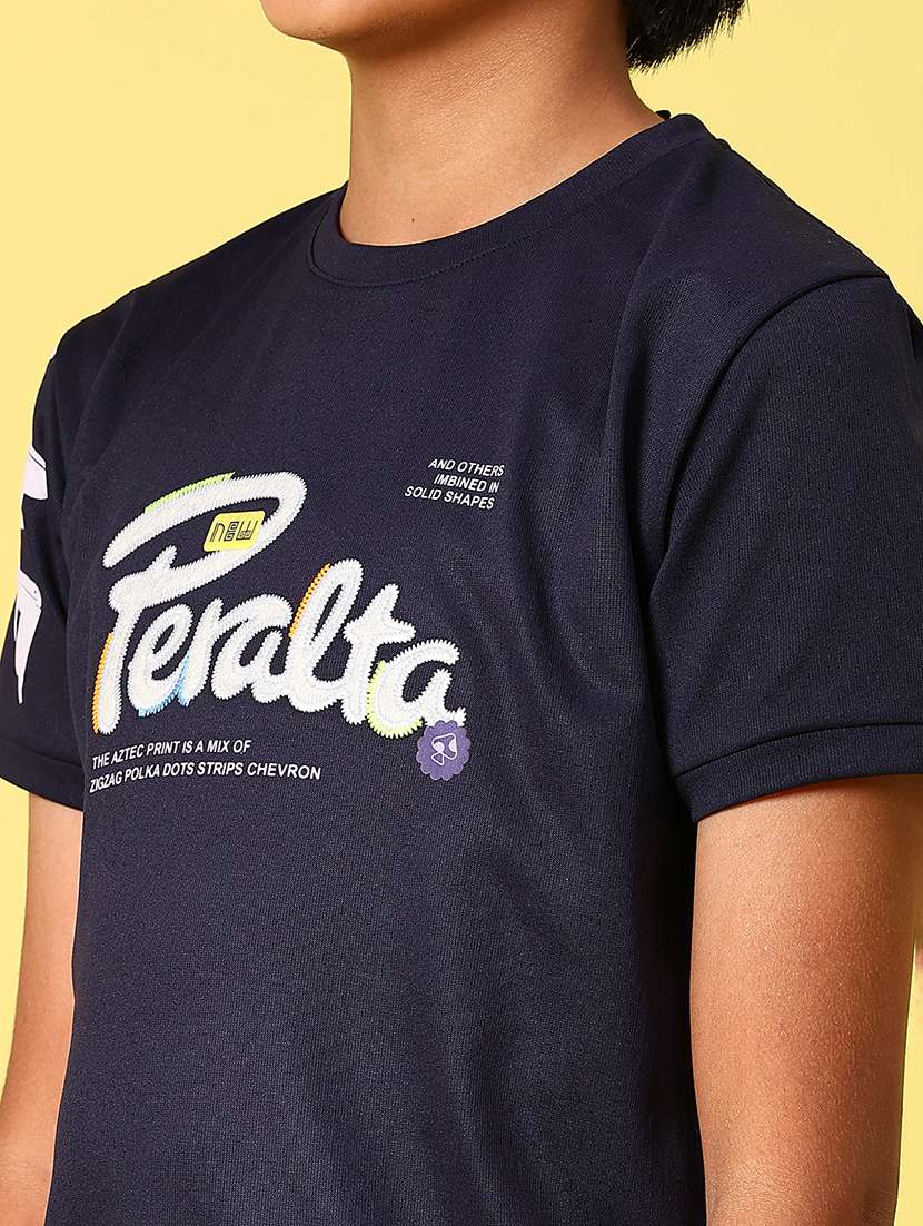 boys front & back printed round neck t-shirt - 21943523 - Standard Image - 4