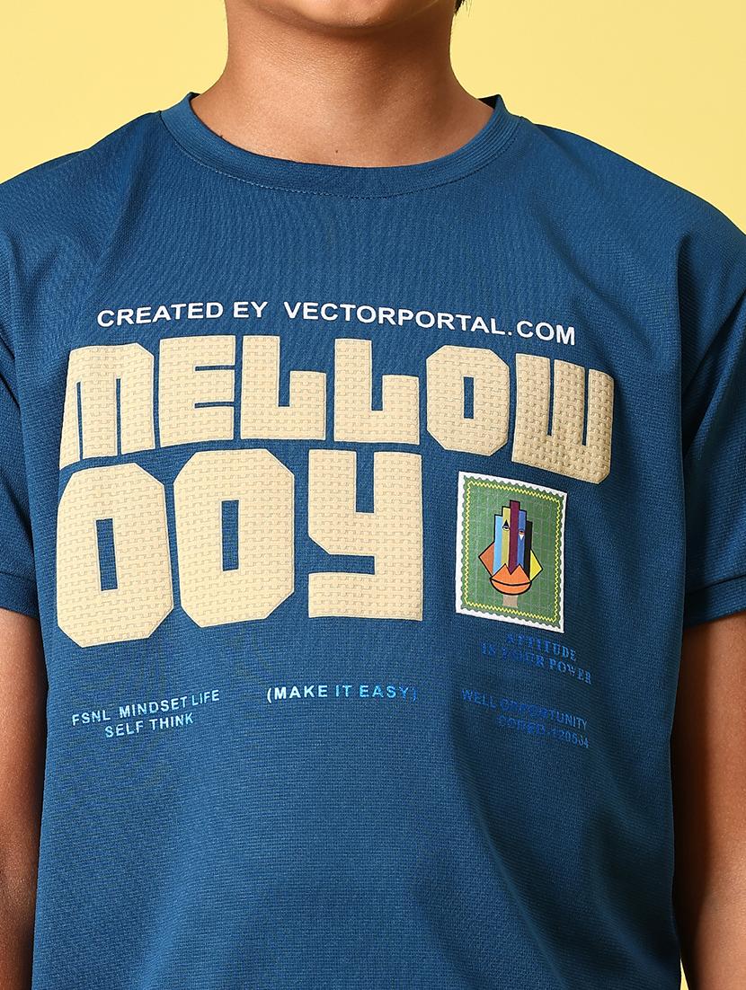 boys front & back printed round neck t-shirt - 21943528 - Standard Image - 4