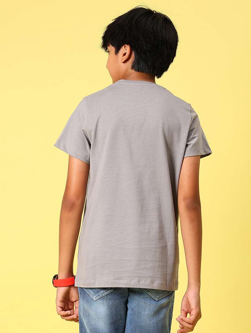 boys printed short sleeve regular fit t-shirt - 21943543 -  Standard Image - 4