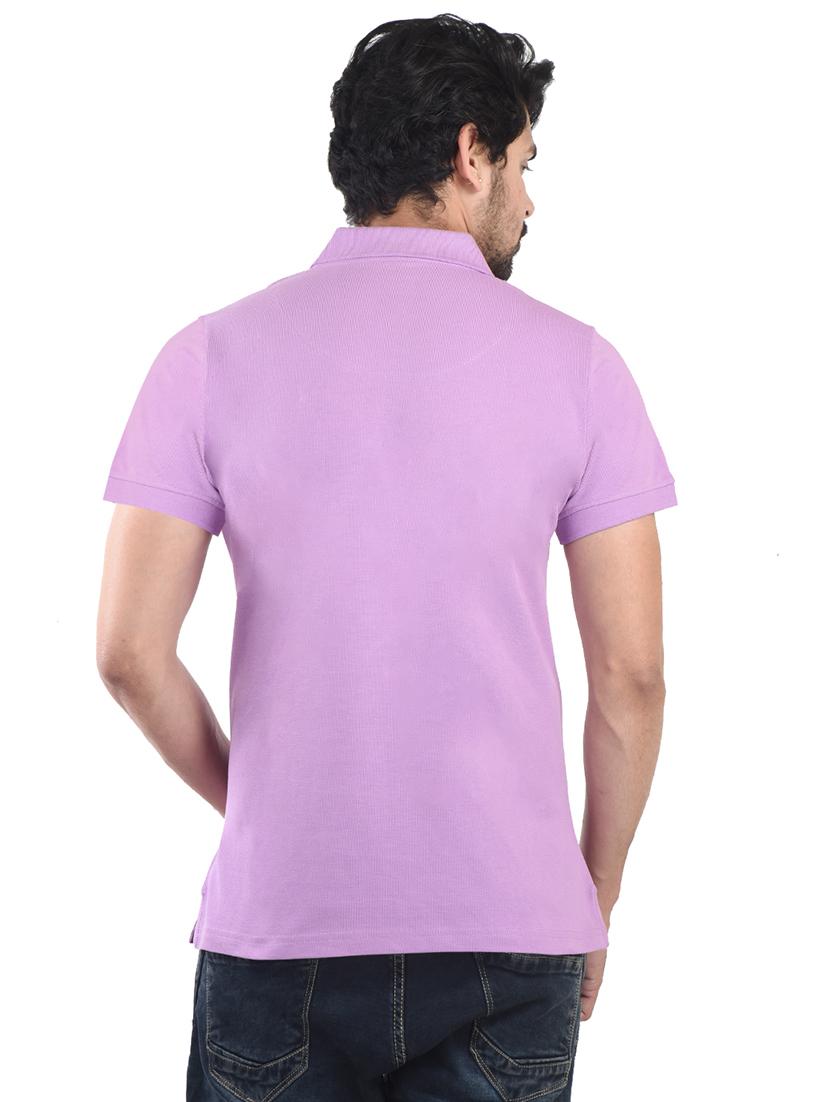 men solid short sleeve regular fit polo t-shirt - 21943563 - Standard Image - 4