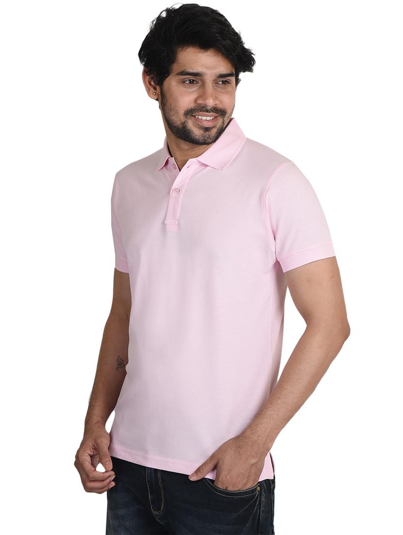 men solid short sleeve regular fit polo t-shirt - 21943564 - Zoom Image - 0