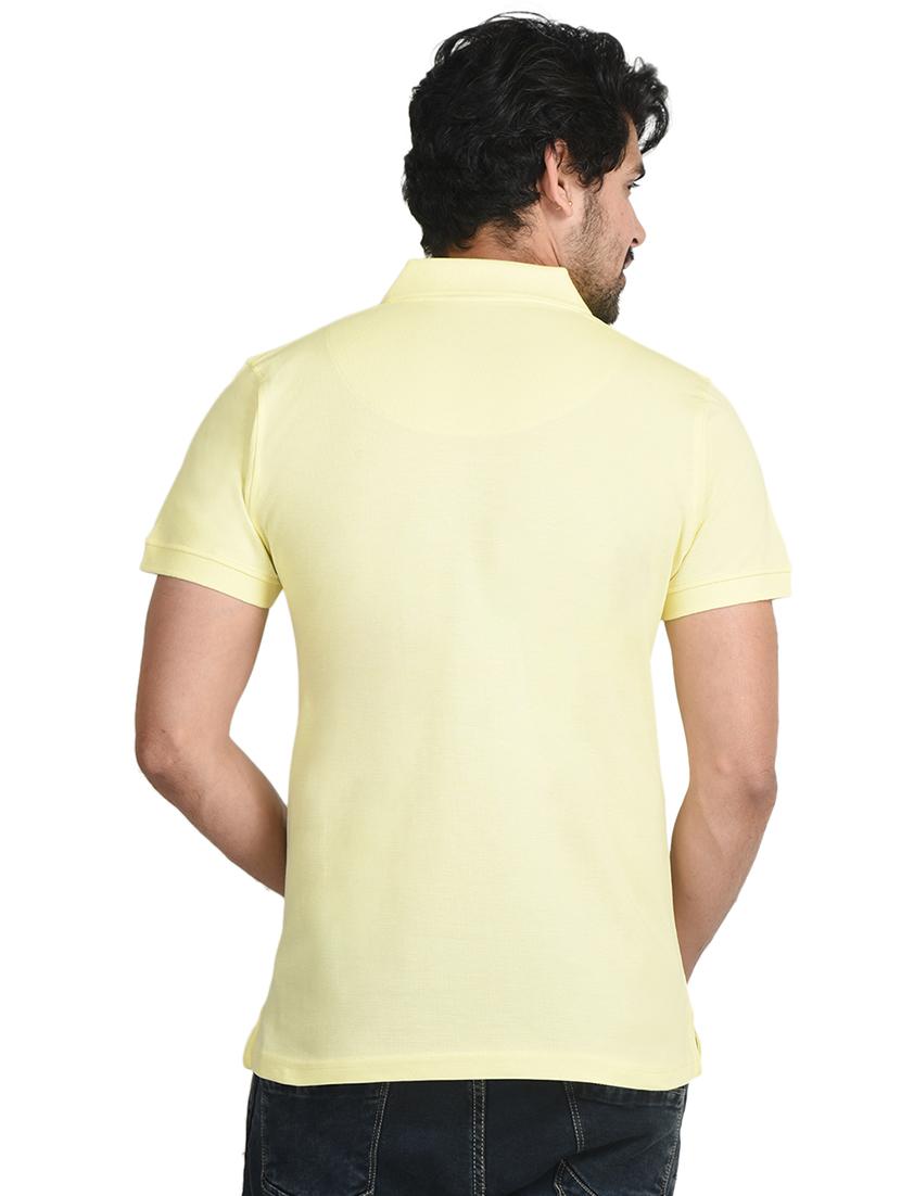 men solid short sleeve regular fit polo t-shirt - 21943565 - Standard Image - 4