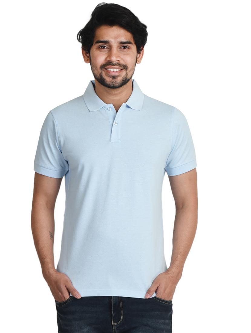 men solid short sleeve regular fit polo t-shirt - 21943566 -  Standard Image - 1