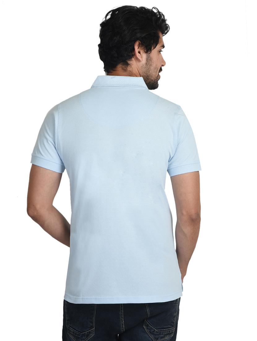 men solid short sleeve regular fit polo t-shirt - 21943566 - Standard Image - 4