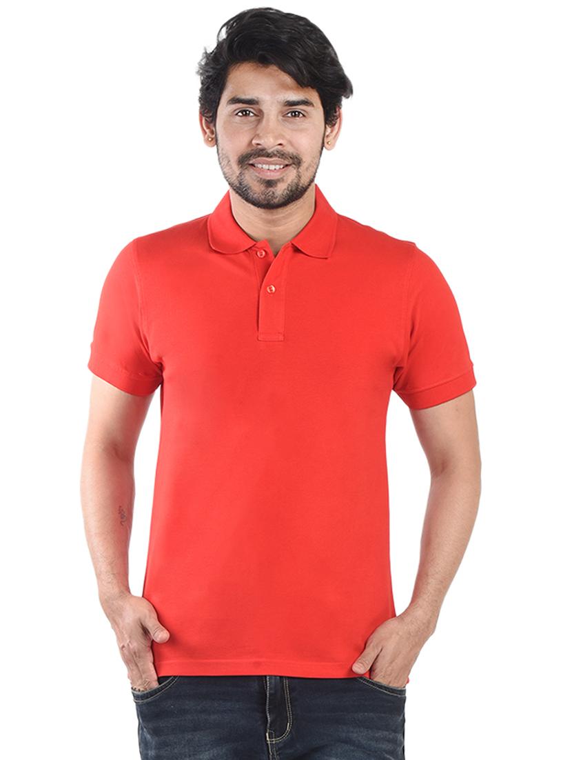 men solid short sleeve regular fit polo t-shirt - 21943567 - Standard Image - 1