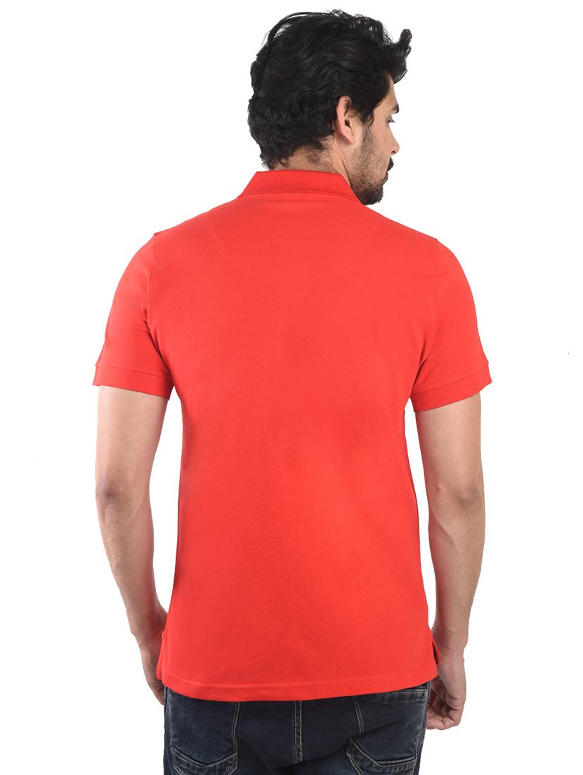 men solid short sleeve regular fit polo t-shirt - 21943567 - Standard Image - 4