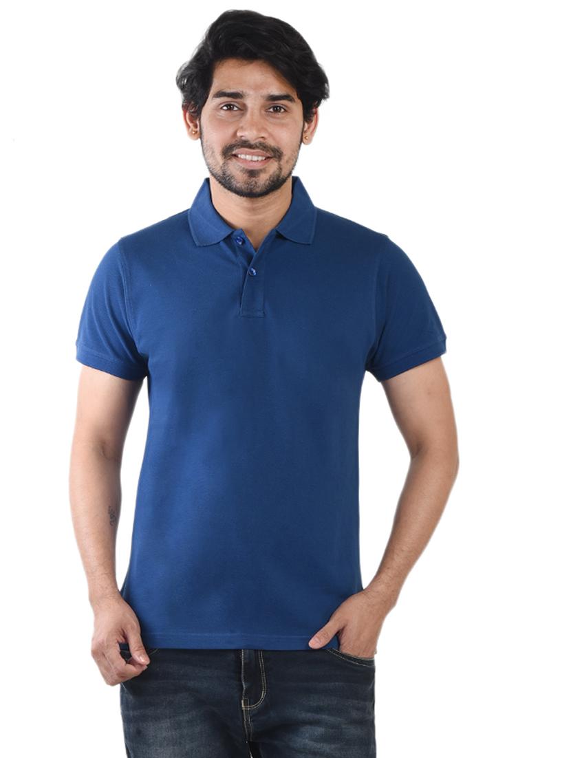 men solid short sleeve regular fit polo t-shirt - 21943569 -  Standard Image - 1