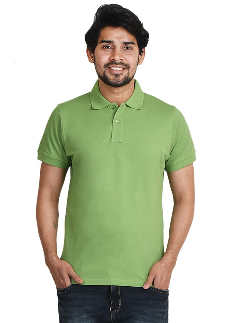 men solid short sleeve regular fit polo t-shirt - 21943570 -  Standard Image - 1