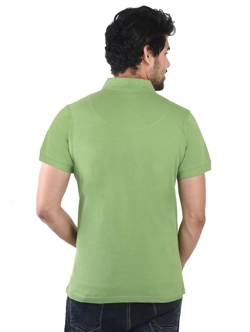 men solid short sleeve regular fit polo t-shirt - 21943570 - Standard Image - 4