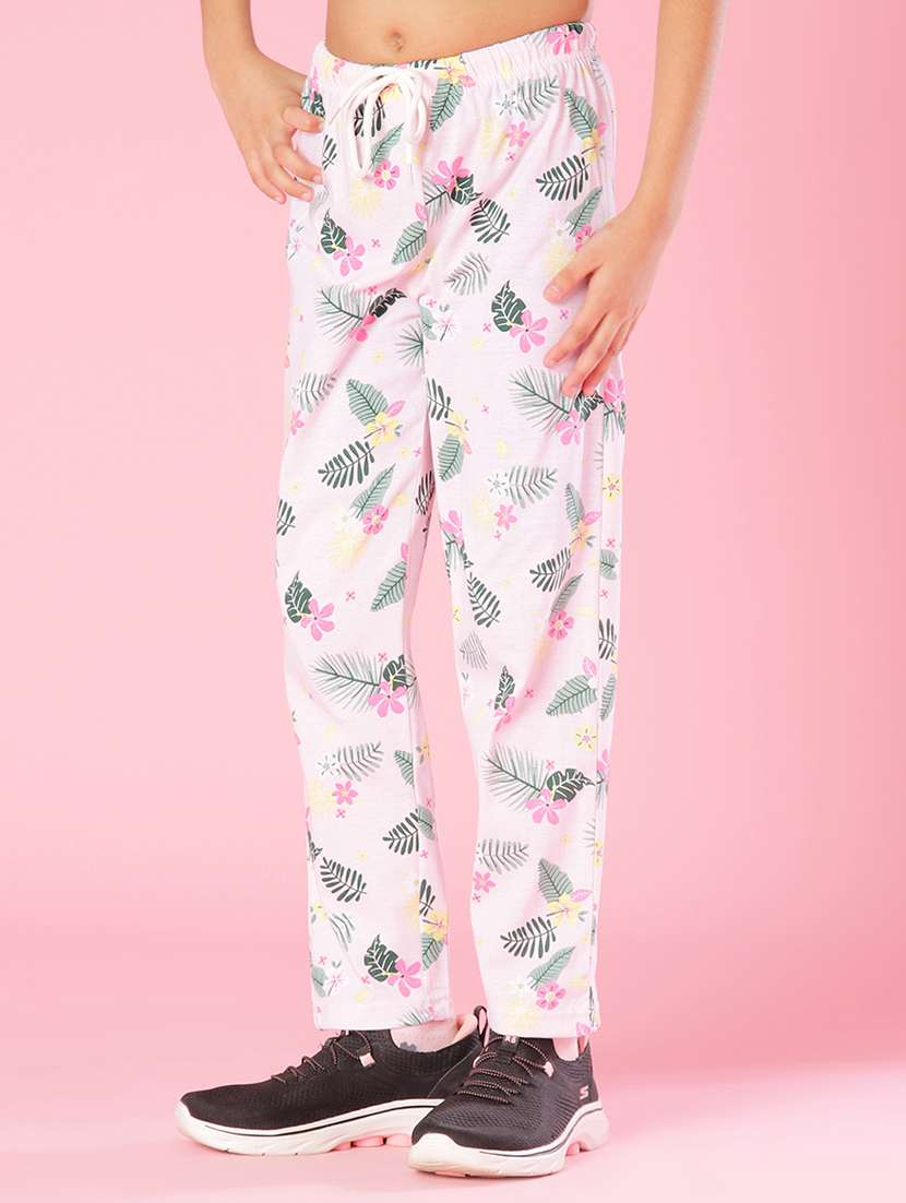 girls printed mid rise pyjama - 21943670 -  Standard Image - 1