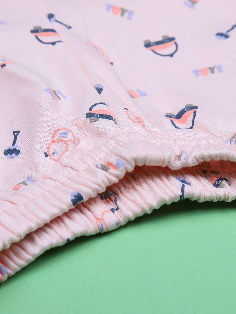 boys printed t-shirt & shorts twin set - 21943708 -  Standard Image - 4