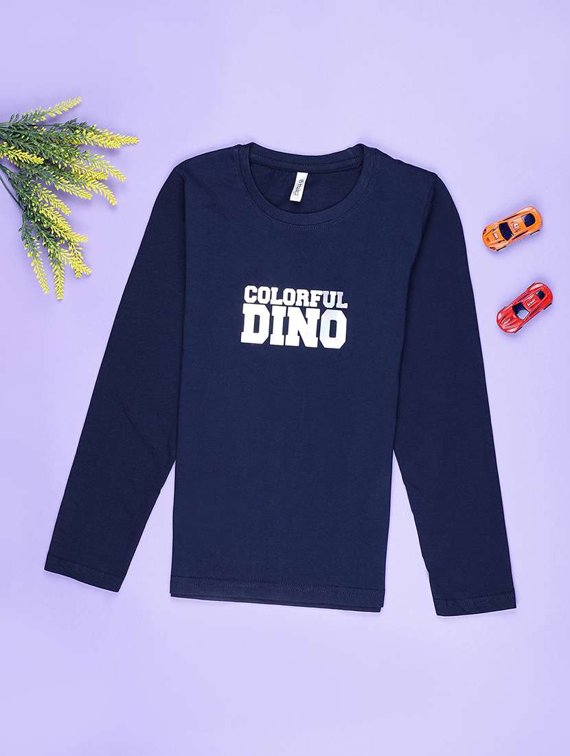 boys typographic long sleeve t-shirt - 21943802 -  Standard Image - 1