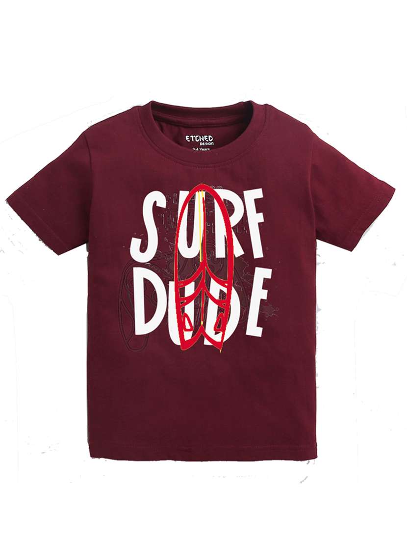 boys printed t-shirt & shorts casual wear set - 21944163 -  Standard Image - 1