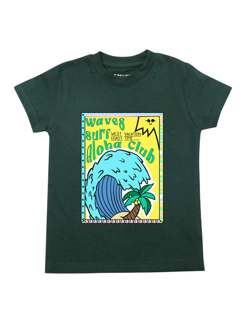 boys printed t-shirt & shorts casual wear set - 21944166 -  Standard Image - 1