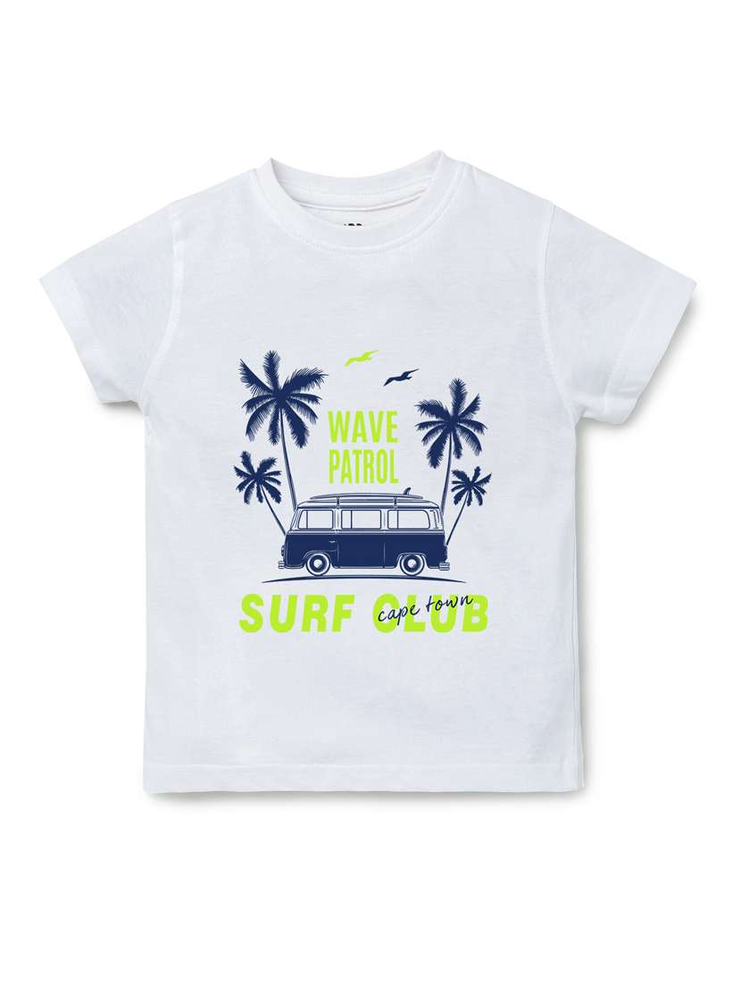 boys printed t-shirt & shorts casual wear set - 21944168 -  Standard Image - 1