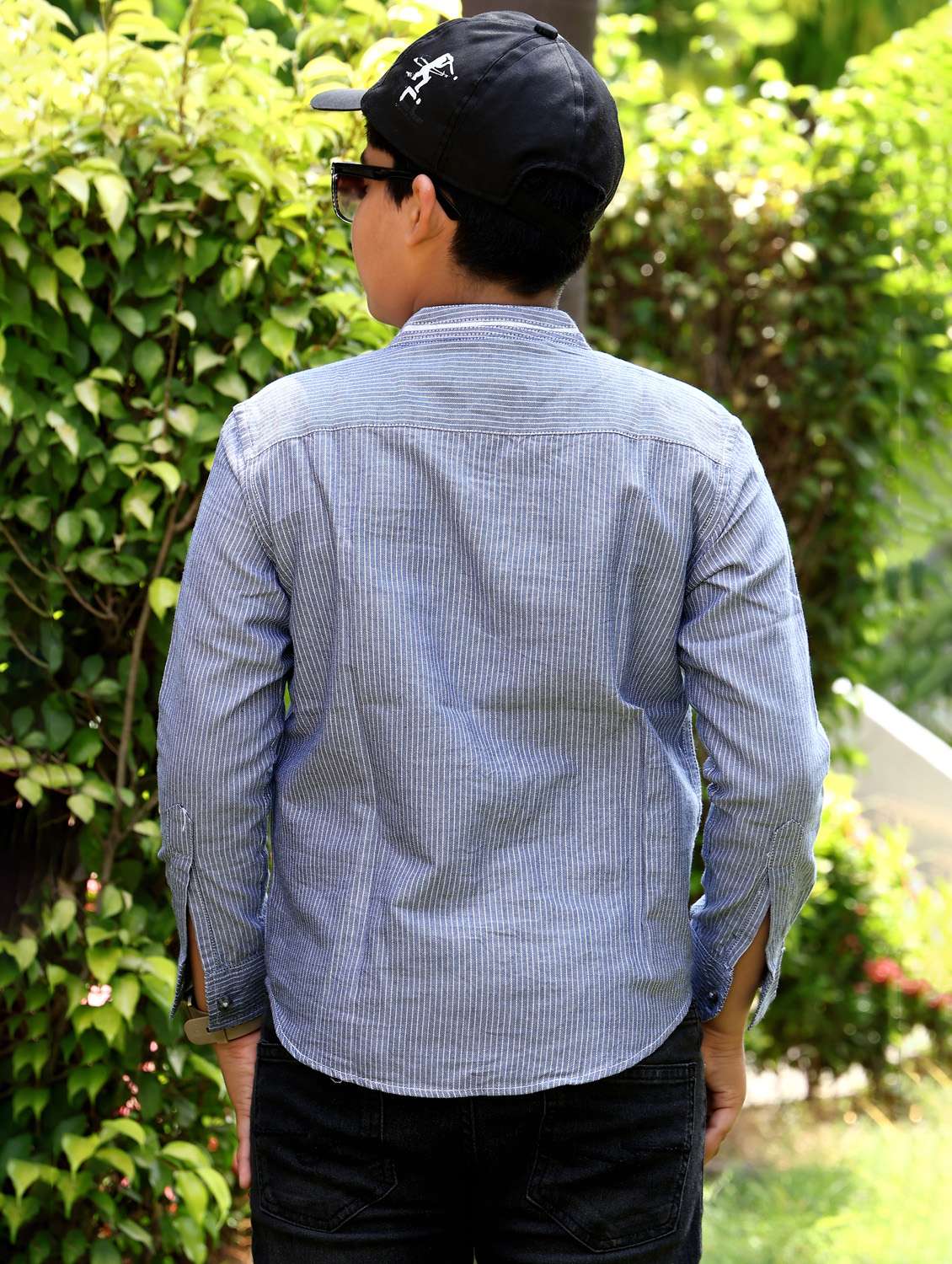 boys striped long sleeve casual shirt - 21944732 -  Standard Image - 4